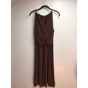 Dress Jones New York Brown New With Tags Pull On Stretch Size 14